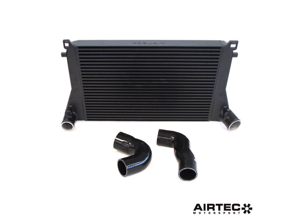 AIRTEC Motorsport Intercooler Upgrade (FMIC) – VAG MQB EA888 Gen 3 | Golf 7 GTI/R, S3 8V, Leon Cupra, Octavia RS Front Mount Intercooler, bolt-on řešení pro platformu MQB
