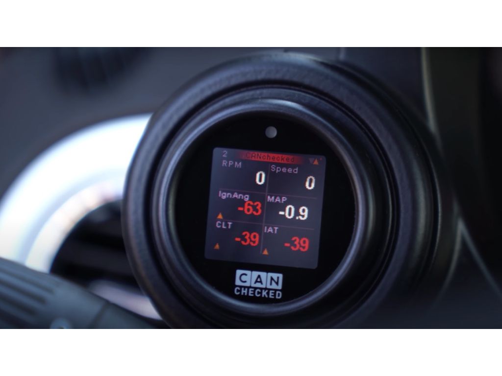 CANchecked displej MFD15 pro Fiat 595