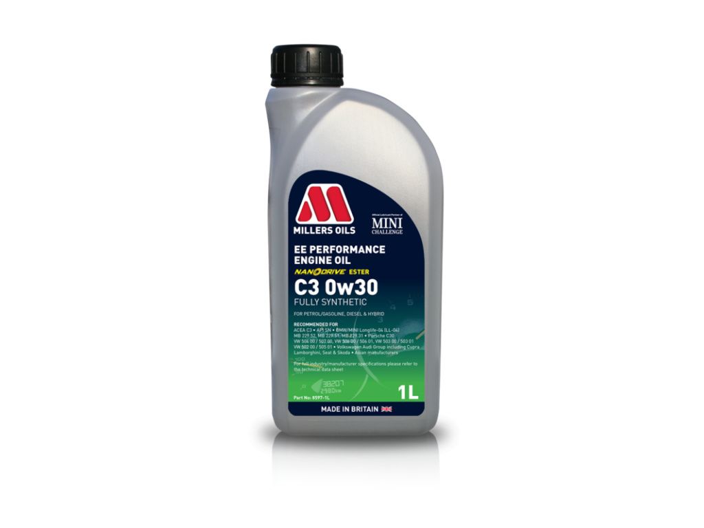 Millers Oils EE Performance 0W30 C3 (mid SAPS, VW 504/507, BMW LL-04, MB 229.52)
