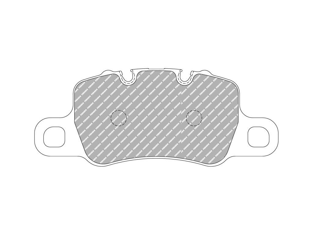 Ferodo Racing FCP4665GB – DS3.12 | zadní | závodní směs pro GT a endurance Závodní směs DS3.12 – vysoký koeficient tření (μ ≈ 0,54 / 300–850 °C), pro GT a endurance závody