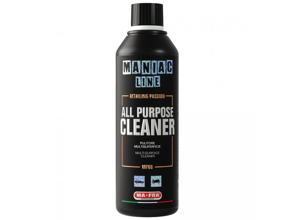 Maniac Line All Purpose Cleaner | univerzální čistič interiéru a exteriéru 500 ml Silný, ale šetrný univerzální čistič pro všechny povrchy – pH 10,5