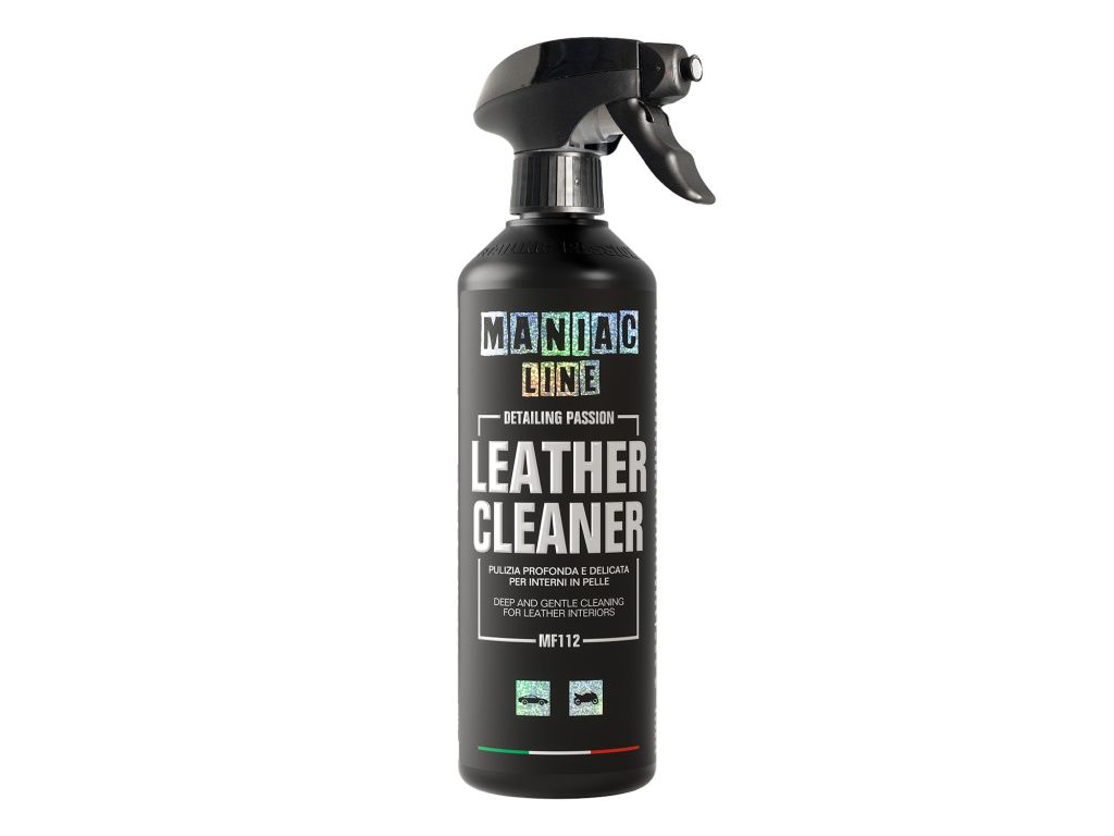Maniac Line Leather Cleaner | čistič kůže interiéru 500 ml Profesionální pěnový čistič kožených povrchů bez rozpouštědel