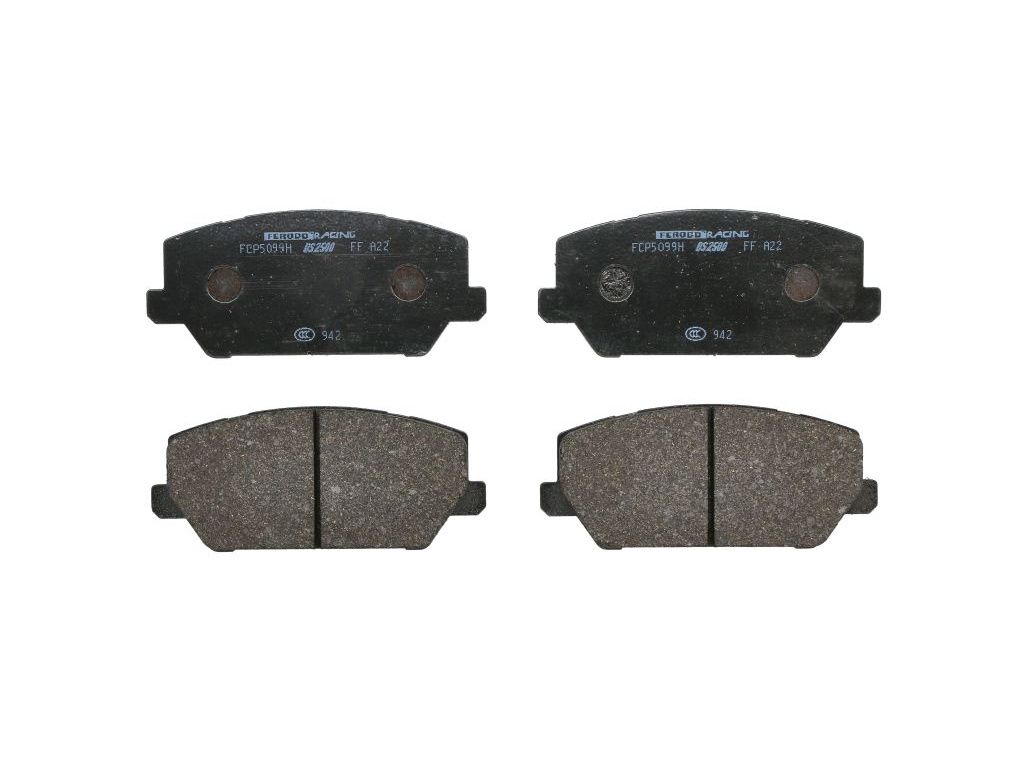Ferodo DS2500 FCP5099H – přední brzdové destičky pro Hyundai i30 N / Kona N Hyundai i30 N (PD, PDE) / Kona N (OS) 2.0 T-GDI